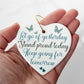 Recovery Heart Ceramic Ornament