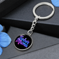 Sober Mama Keychain — Personalized Back Engraving