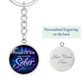 Proud Of You For Staying Sober Keychain