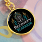Recovery Warrior Keychain — Personalized Back Engraving
