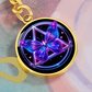 Butterfly Transformation Keychain — AA Symbol + Optional Engraving