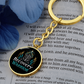 Recovery Warrior Keychain — Personalized Back Engraving