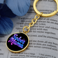 Sober Mama Keychain — Personalized Back Engraving