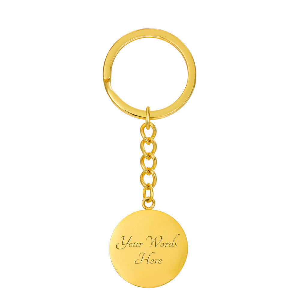 Proud Of You For Staying Sober Keychain
