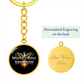 World's Best Sponsor Keychain — Personalized Back Engraving