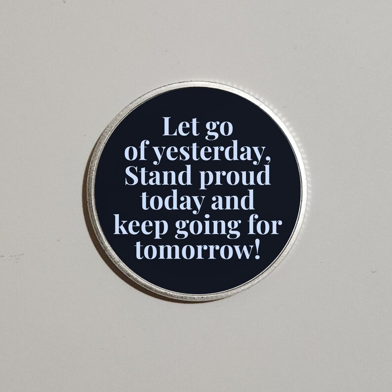I Broke The Cycle Sobriety Coin With Personalized Custom Date