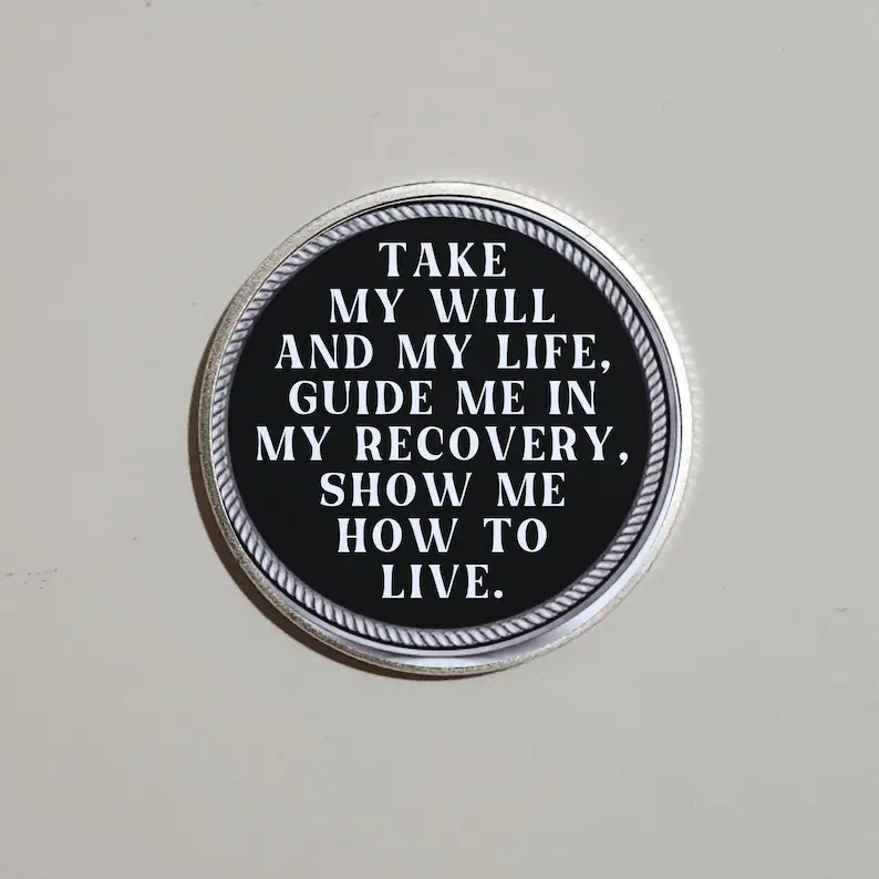 No Matter What NA Recovery Coin With Personalized Name & Date