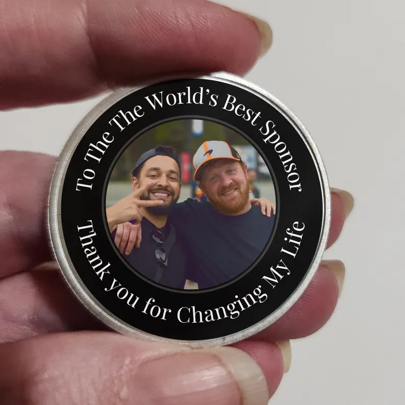 World’s Best Sponsor Custom Photo Coin