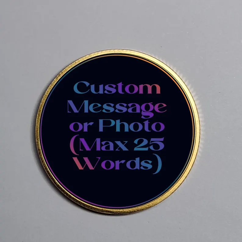 Personalized Narcotics Anonymous Date Gift, Recovery Anniversary Coin