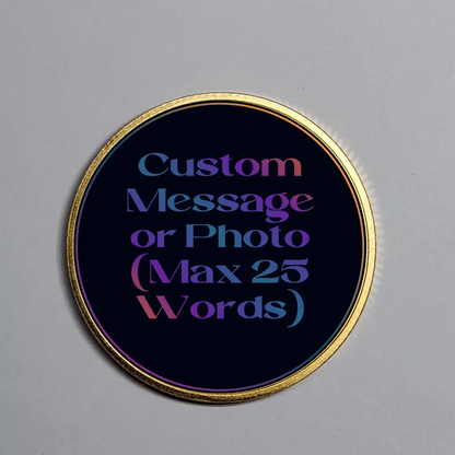 Personalized Narcotics Anonymous Date Gift, Recovery Anniversary Coin