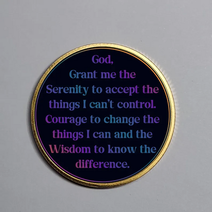Personalized Sober Date Gift, Recovery Anniversary Coin