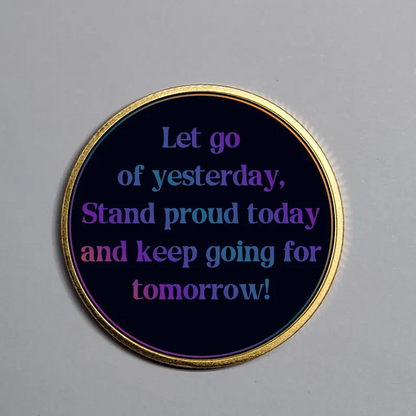 Personalized Narcotics Anonymous Date Gift, Recovery Anniversary Coin
