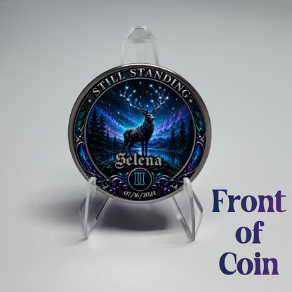 Still Standing Recovery Milestone Coin ~ Silver Medallion