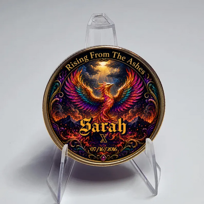 Rising From The Ashes Phoenix Coin, Gold Recovery Medallion