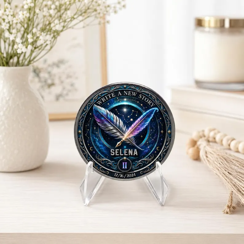 Write a New Story Recovery Coin ~ Silver Medallion