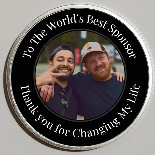 World’s Best Sponsor Custom Photo Coin