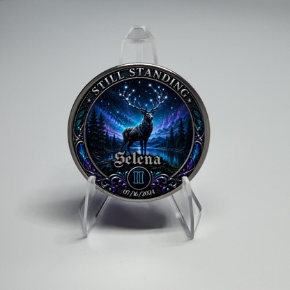 Still Standing Recovery Milestone Coin ~ Silver Medallion
