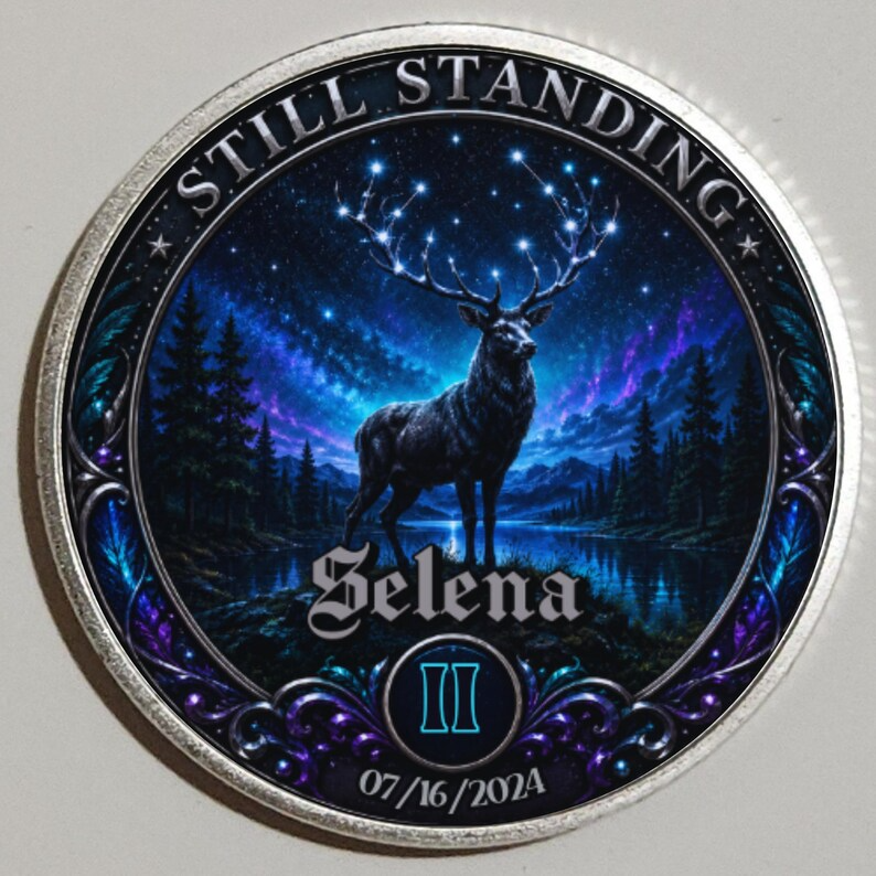 Still Standing Recovery Milestone Coin ~ Silver Medallion