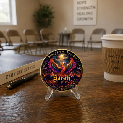 Rising From The Ashes Phoenix Coin, Gold Recovery Medallion