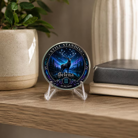 Still Standing Recovery Milestone Coin ~ Silver Medallion