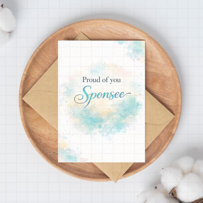 Sponsor To Sponsee Encouragment Digital Card