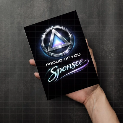Proud Of You Sponsee Printable Card
