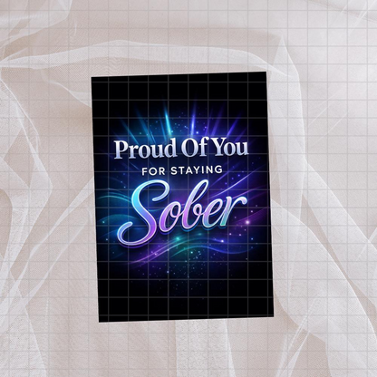Proud Of You For Staying Sober Digital Card