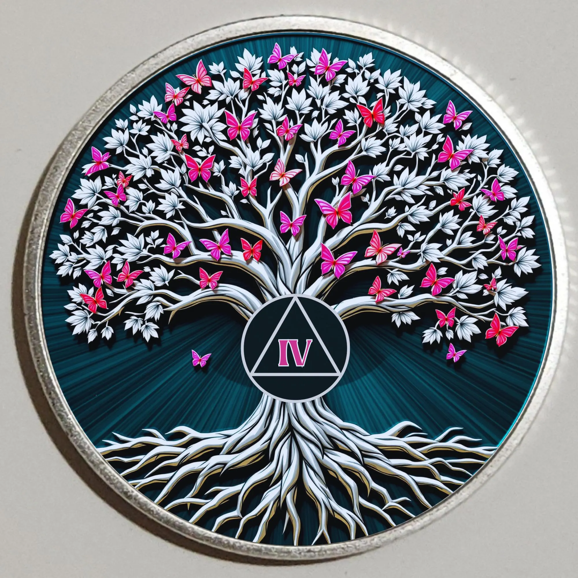 Tree of Life AA Coin | Personalized Sobriety Anniversary Gift – Joy ...