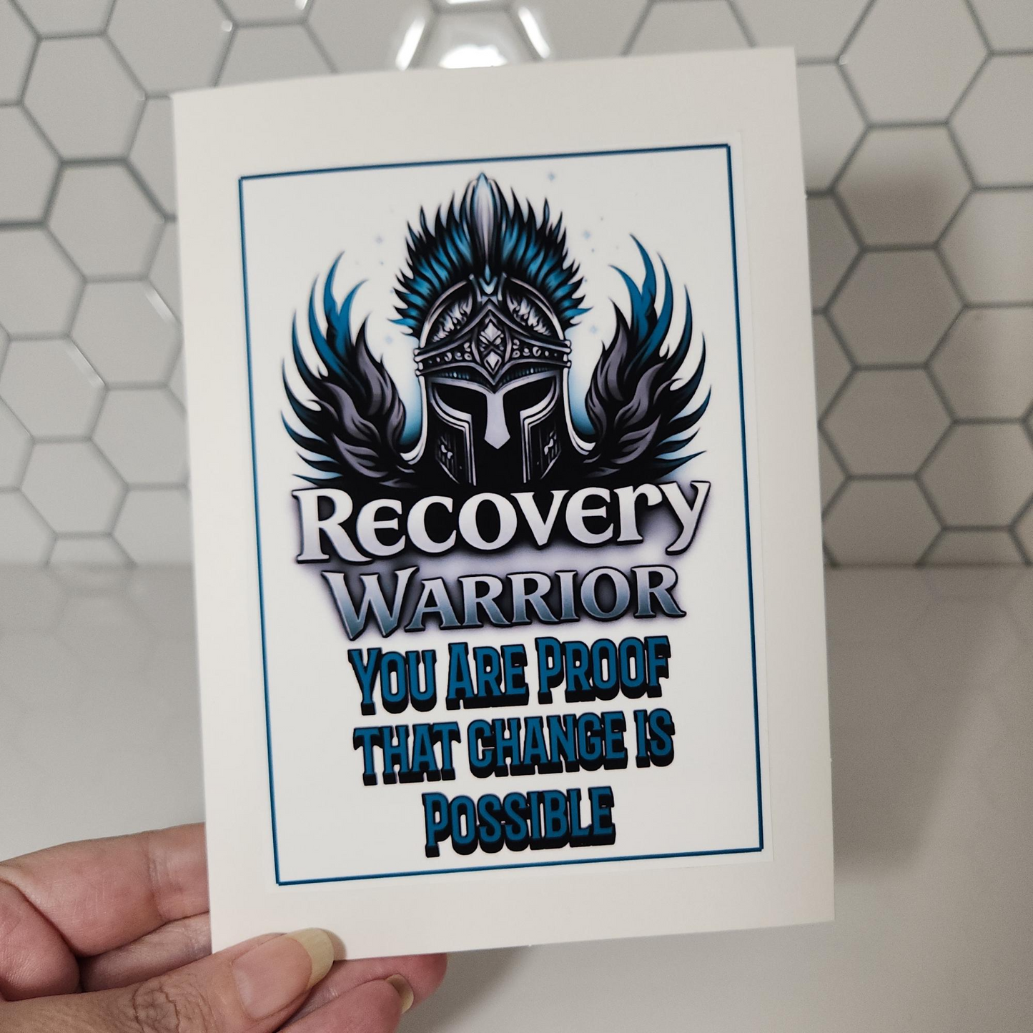 Recovery Warrior Custom Sobriety Coin Gift Set