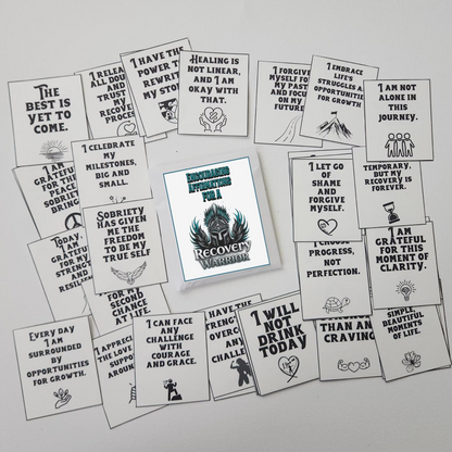 Recovery Warrior Custom Sobriety Coin Gift Set