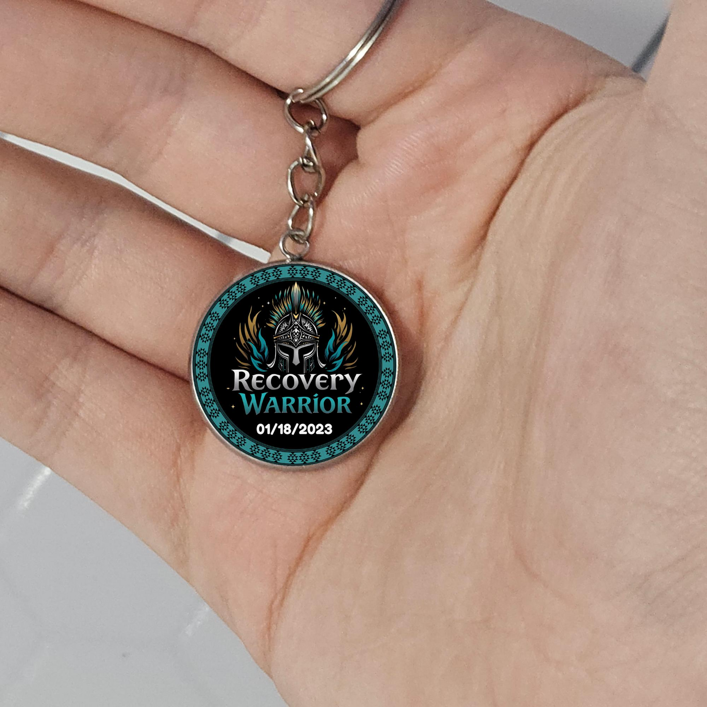 Recovery Warrior Custom Sobriety Coin Gift Set