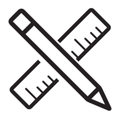 Crossed customization icons