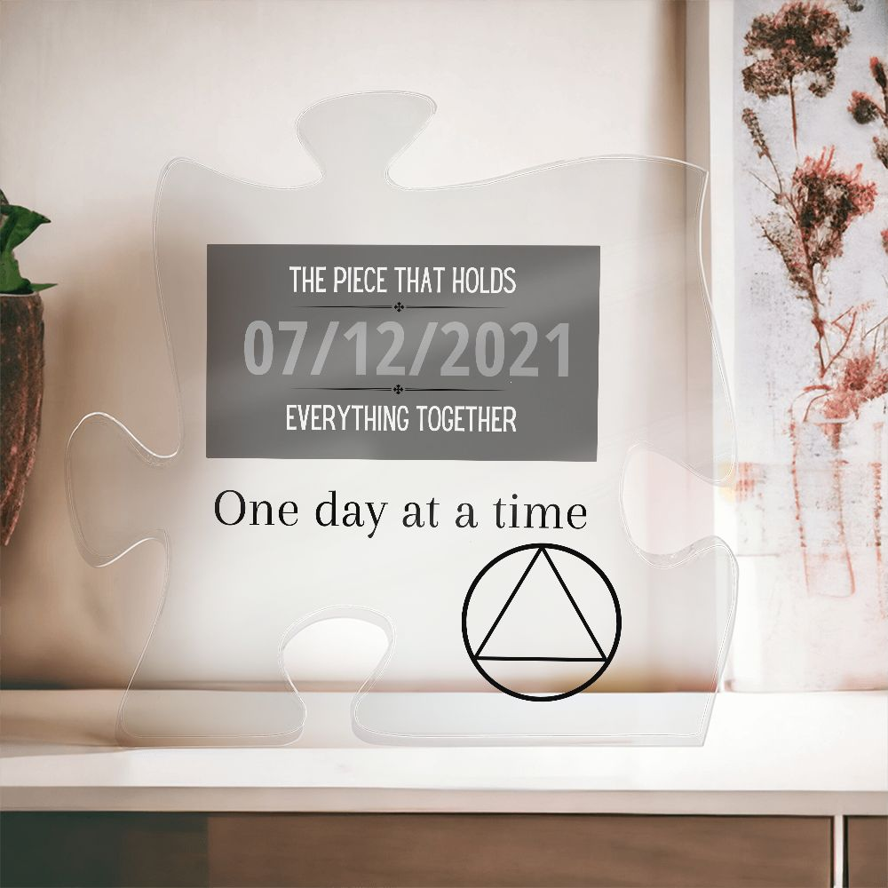 One Day At A Time ~  Custom Sobriety Date Gift