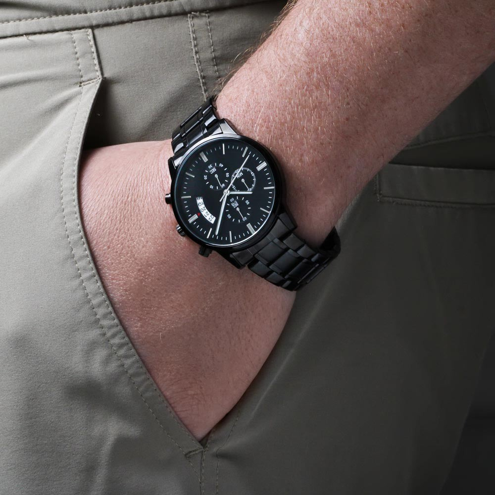 Personalized Sobriety Milestone Chronograph Watch