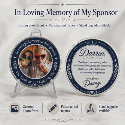 Memorial Sponsor Coin ~ AA/ NA Sponsor Medallion