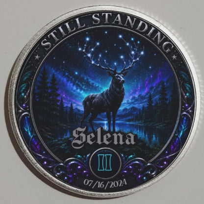 Still Standing Recovery Milestone Coin ~ Silver Medallion