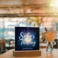 Sober and Thriving Custom LED Acrylic Plaque