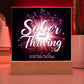 Sober and Thriving Custom LED Acrylic Plaque