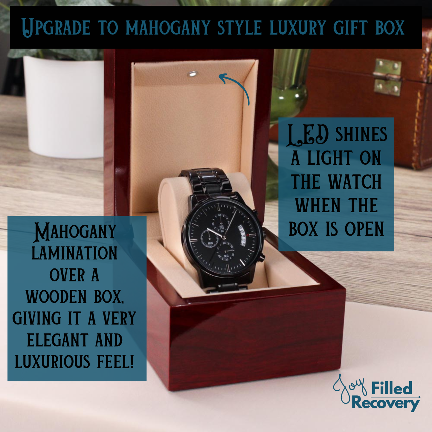 Personalized Sobriety Watch – "Your Courage Turned Rock Bottom Into Solid Ground"